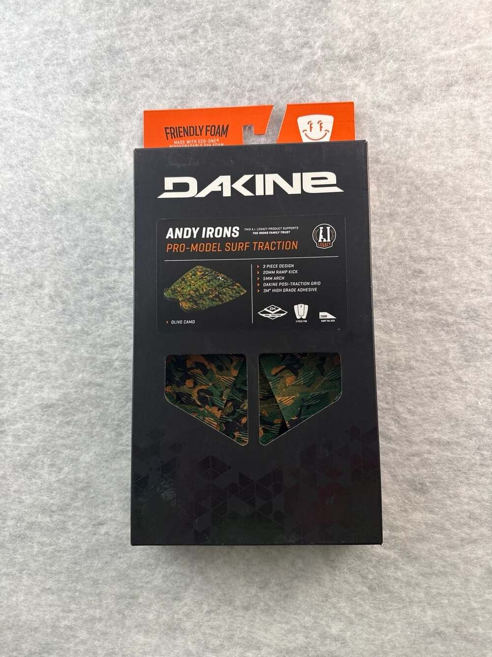 Dakine Andy Irons Pro-Model Surf Traction Pad - Olive Camo